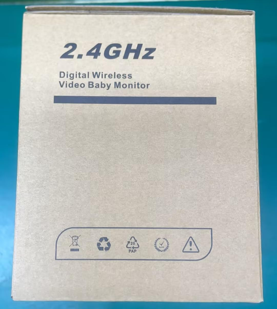 Monitor with Camera and Audio, 5'' Large Screen with 3500Mah Battery, Remote Pan-Tilt-Zoom Camera, Two-Way Talk, Eco-Mode, Auto-Night Vision, Range up to 960Ft and No Wifi