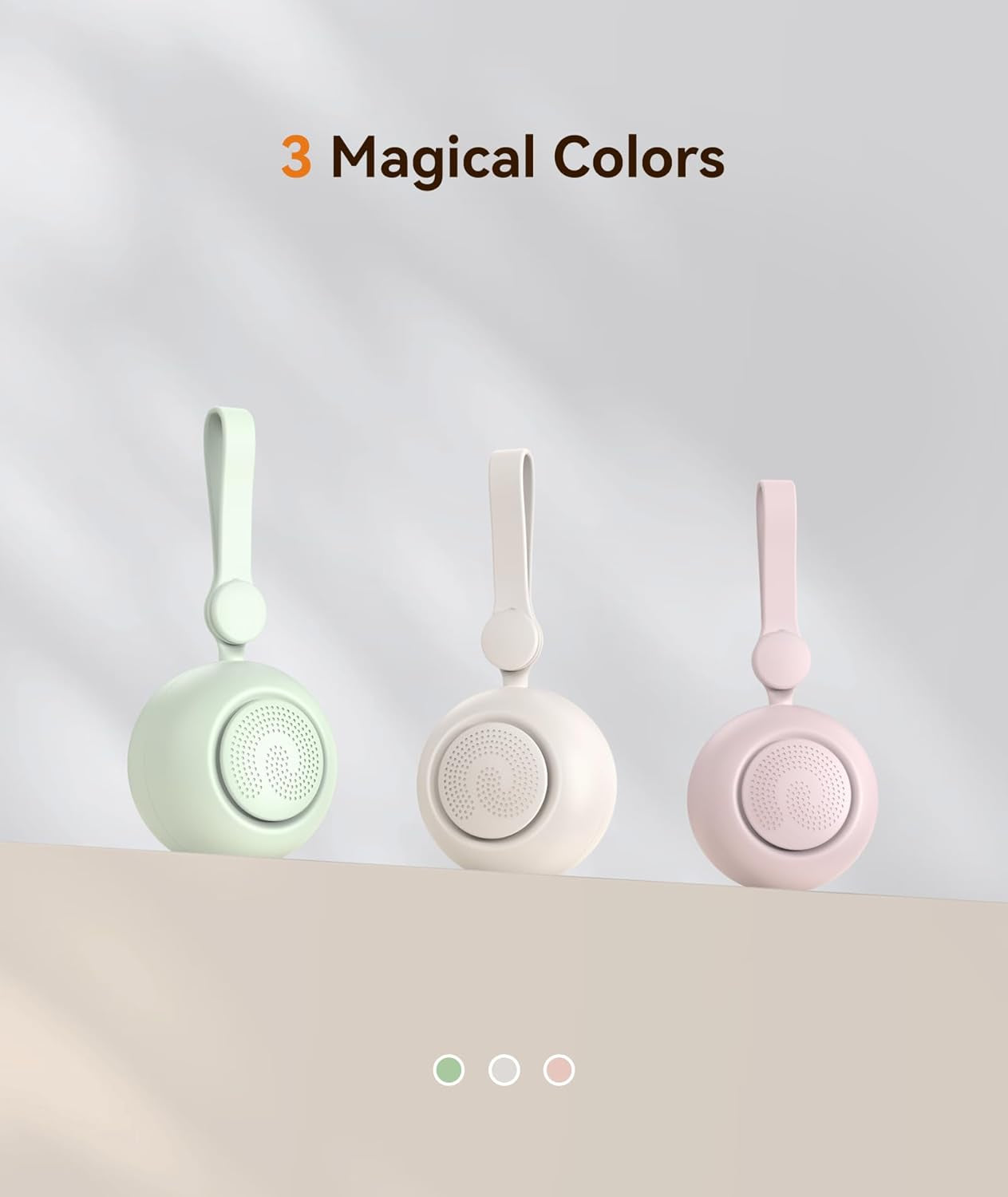 White Noise Machine Baby, Portable White Noise Machine with 19 Soothing Sounds, Nursery Night Light, 32 Volume&4 Timer, White Noise Sound Machine for Stroller Sleep Travel, Newborn Essentials