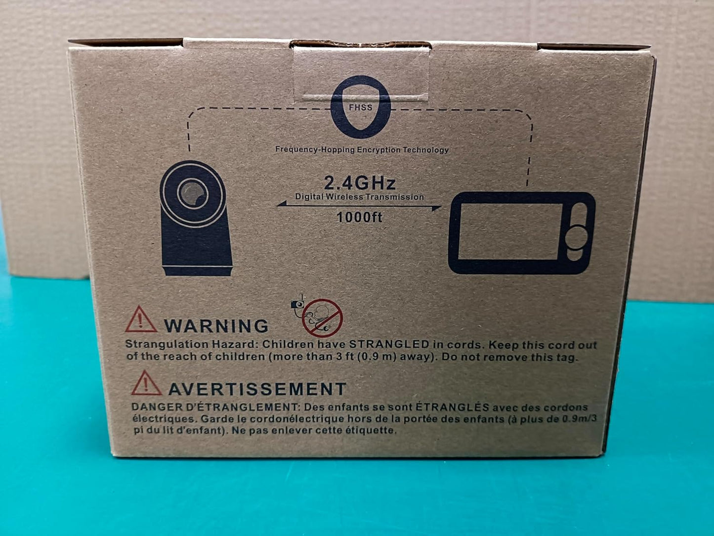 5" Split-Screen Baby Monitor with 30-Hour Battery, Large Video Baby Monitor with Camera and Night Vision, Remote Pan/Tilt/Zoom Camera, Two-Way Talk, Lullabies, No Wifi,Up to 1000Ft