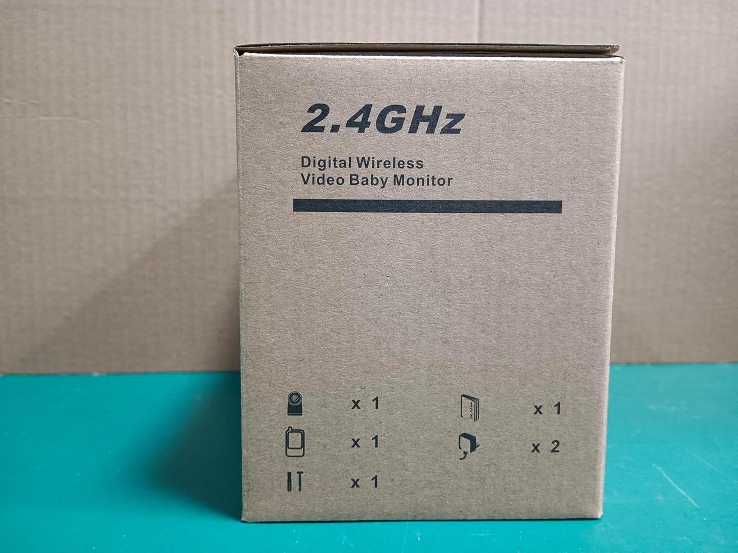 Baby Monitor,29-Hour Battery Life,Upgrade Baby Monitor with Camera and Night Vision,No Wifi,355°/120° Remote Pan Tilt Camera 2X Zoom, ECO Mode,2-Way Talk,Up to 1000Ft,Temperature