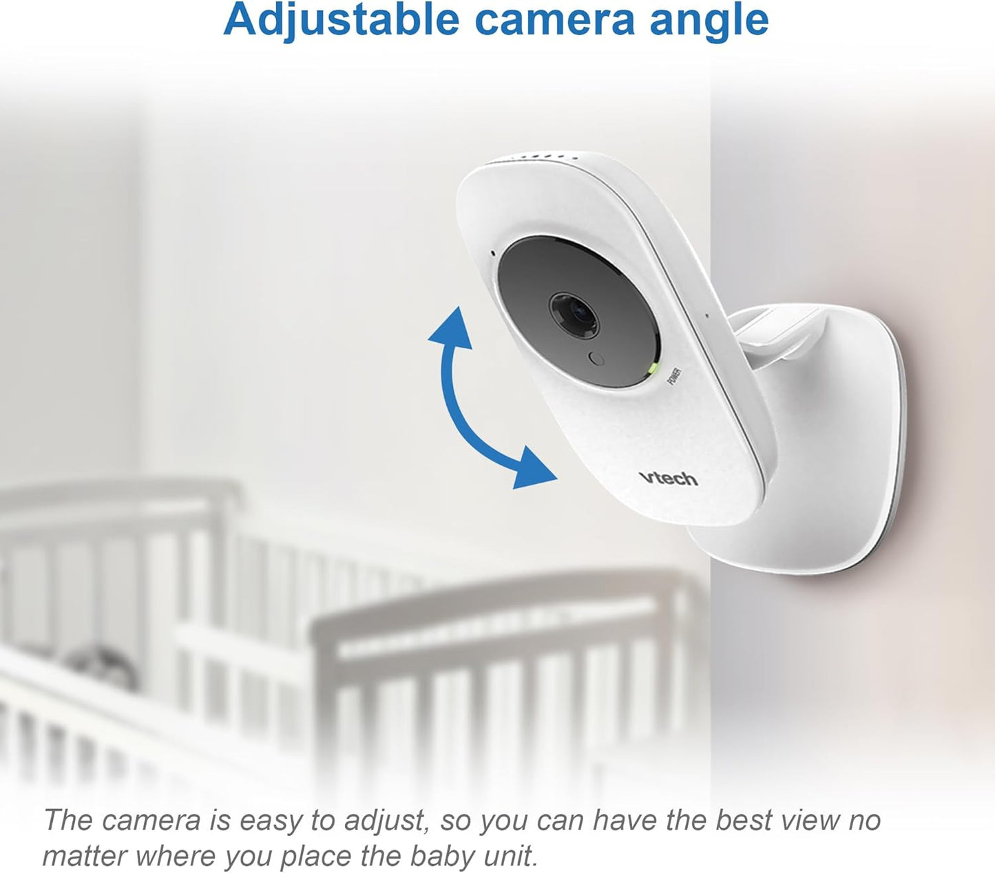 VM3250 Video Baby Monitor with Camera,300M Long Range, Baby Monitor with 2.8" LCD Screen,Up to 19-Hr Video Streaming,Night Vision,Secured Transmission,Temperature Sensor,Soothing Sounds,2X Zoom