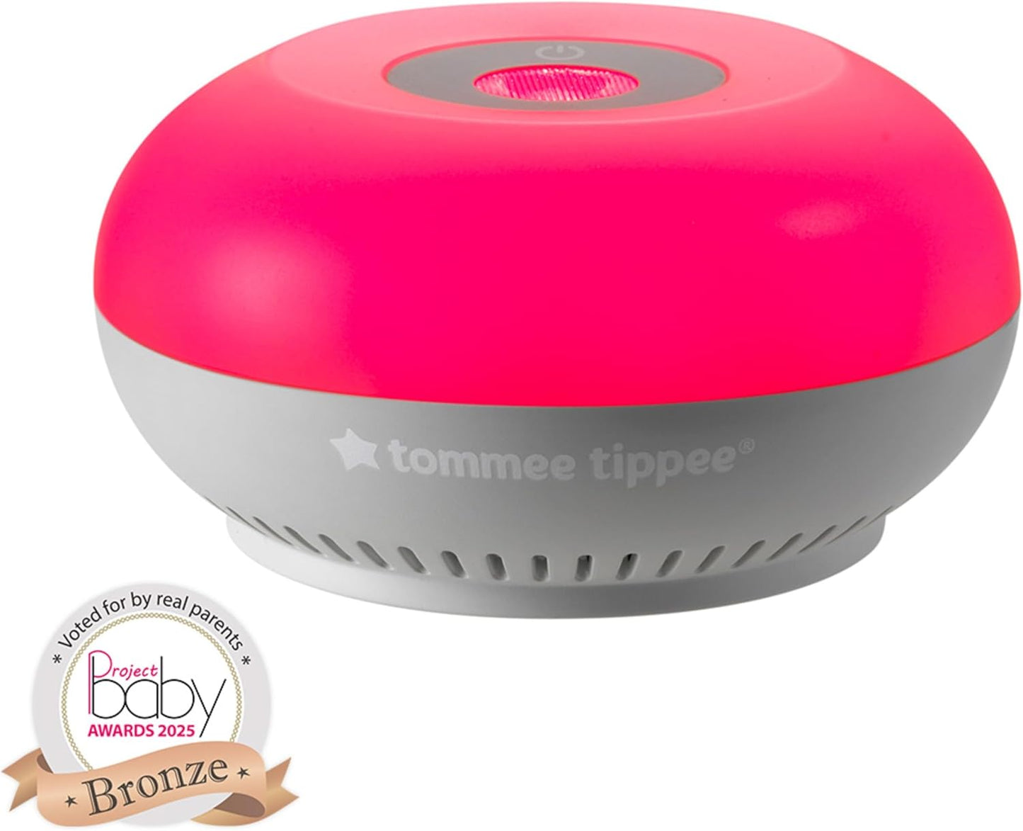 Dreammaker Baby Sleep Aid, Developed with Scientists, LED Red Nightlight, Adjustable Brightness and Pulsing Glow, Automatic Crysensor Soothes with Pink Noise