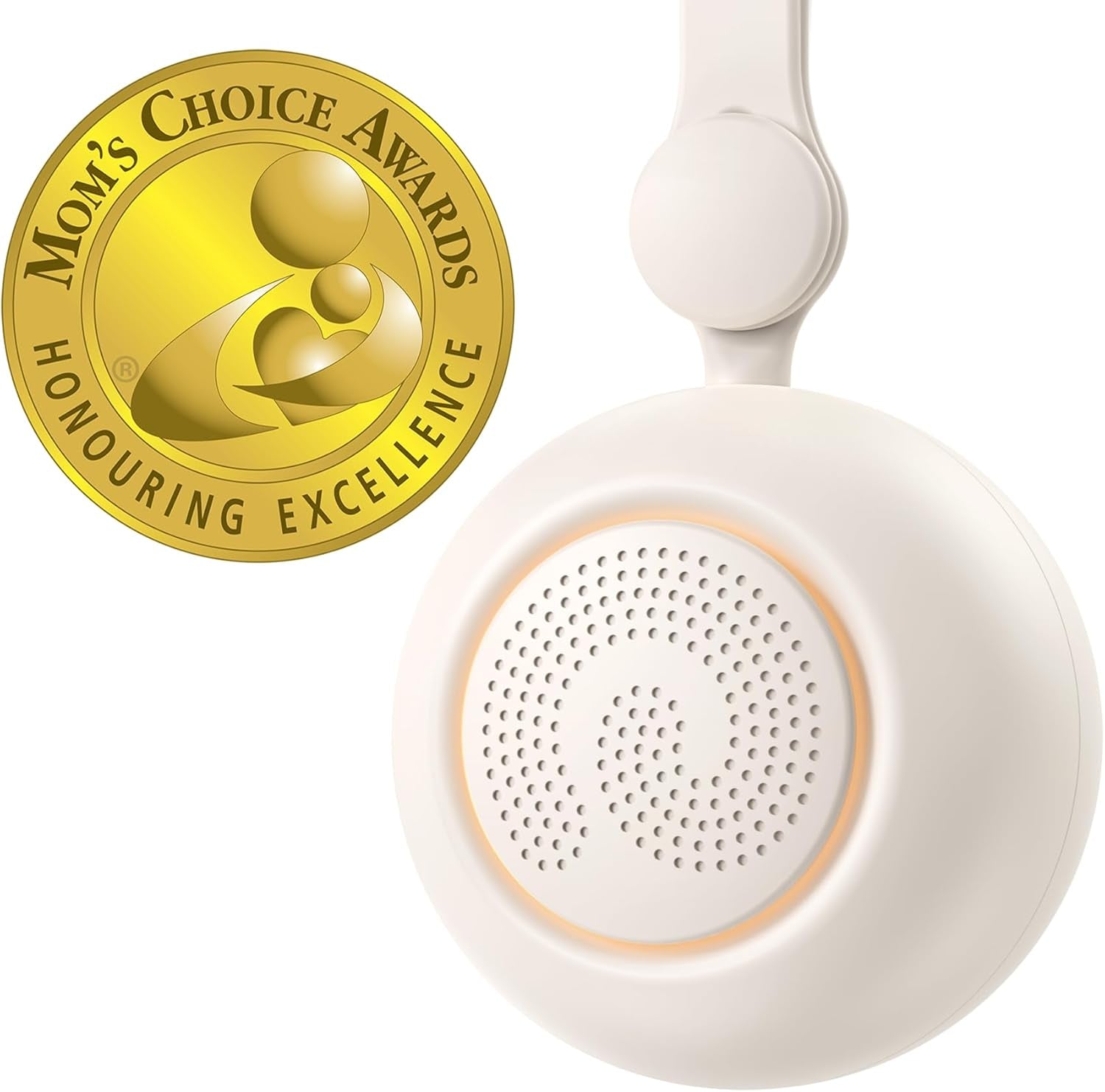 White Noise Machine Baby, Portable White Noise Machine with 19 Soothing Sounds, Nursery Night Light, 32 Volume&4 Timer, White Noise Sound Machine for Stroller Sleep Travel, Newborn Essentials